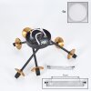 CHEHALIS Ceiling Light gold, black, 6-light sources