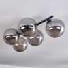 CHEHALIS Ceiling Light Smoke-coloured, 5-light sources