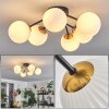 CHEHALIS Ceiling Light gold, black, 6-light sources
