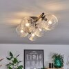 CHEHALIS Ceiling Light - glass clear, 5-light sources