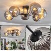 CHEHALIS Ceiling Light Smoke-coloured, 6-light sources