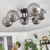 CHEHALIS Ceiling Light Smoke-coloured, 6-light sources