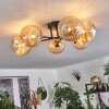 CHEHALIS Ceiling Light gold, black, 6-light sources