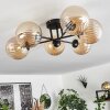 CHEHALIS Ceiling Light Amber, 6-light sources