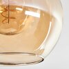 KOYOTO Ceiling Light - glass Ecru, black, 4-light sources
