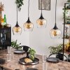 AZURARA Pendant Light black, 4-light sources