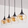 AZURARA Pendant Light black, 4-light sources