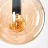 GASTOR Pendant Light - glass Amber, 4-light sources
