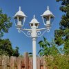 NAOFE Lamp Post white, 3-light sources