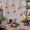 APEDO Pendant Light - glass Amber, clear, 6-light sources