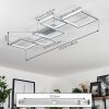 BACOLOD Ceiling Light LED silver, 1-light source