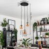 GASTOR Pendant Light - glass Amber, 3-light sources