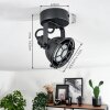 JONSERED Ceiling Light LED black, 1-light source