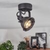 JONSERED Ceiling Light LED black, 1-light source