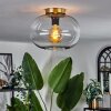 APEDO Ceiling Light - glass brass, 1-light source