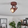 DROBAK Ceiling Light rust-coloured, black, 1-light source