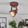 DROBAK Ceiling Light rust-coloured, black, 1-light source