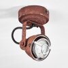 DROBAK Ceiling Light rust-coloured, black, 1-light source