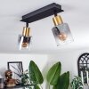 LETEQUE Ceiling Light black, 2-light sources