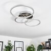 HOSUM Ceiling Light LED matt nickel, 1-light source