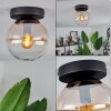 GASTOR Ceiling Light - glass Amber, clear, 1-light source