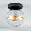 GASTOR Ceiling Light - glass Amber, clear, 1-light source