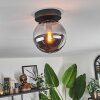 GASTOR Ceiling Light - glass Smoke-coloured, 1-light source