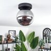 GASTOR Ceiling Light - glass Smoke-coloured, 1-light source