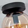 GASTOR Ceiling Light - glass Amber, 1-light source