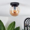 GASTOR Ceiling Light - glass Amber, 1-light source