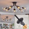 GASTOR Ceiling Light - glass clear, 7-light sources