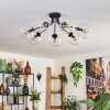 GASTOR Ceiling Light - glass clear, 7-light sources