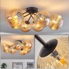 CHEHALIS Ceiling Light Amber, 6-light sources