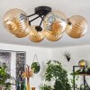 CHEHALIS Ceiling Light Amber, 6-light sources