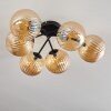 CHEHALIS Ceiling Light Amber, 6-light sources