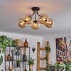 GASTOR Ceiling Light - glass Amber, 5-light sources