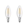 Osram LED E14 4 Watt 2700 Kelvin 470 Lumen Set of 2