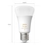 Philips Hue WHITE AMBIANCE LED E27 6 Watt 2200 - 6500 Kelvin 570 Lumen