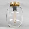 APEDO Ceiling Light - glass brass, 1-light source