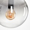 GASTOR Pendant Light - glass clear, Smoke-coloured, 1-light source