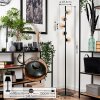 REMAISNIL Floor Lamp - glass black, 5-light sources