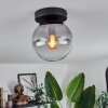 GASTOR Ceiling Light - glass clear, Smoke-coloured, 1-light source
