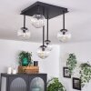 CHEHALIS Ceiling Light - glass clear, 5-light sources