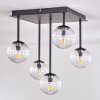 CHEHALIS Ceiling Light - glass clear, 5-light sources