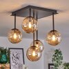 CHEHALIS Ceiling Light - glass Amber, 5-light sources