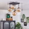 CHEHALIS Ceiling Light - glass Amber, 5-light sources