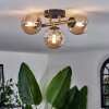 CHEHALIS Ceiling Light - glass gold, black, 3-light sources