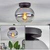APEDO Ceiling Light - glass clear, Smoke-coloured, 1-light source