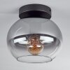 APEDO Ceiling Light - glass clear, Smoke-coloured, 1-light source