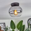 APEDO Ceiling Light - glass clear, Smoke-coloured, 1-light source